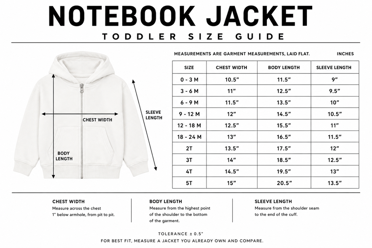 “Notebook” Jacket — PRE-ORDER